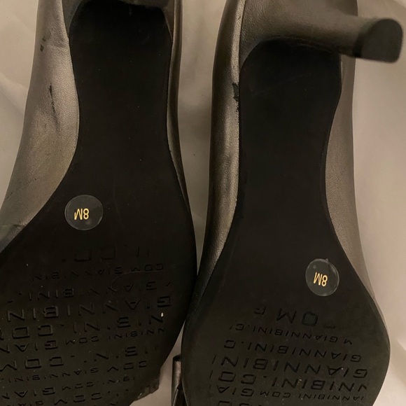 Ladies gently used high heel peekaboo pointy decorative toe  Gianni Bini 8M - Picture 11 of 11